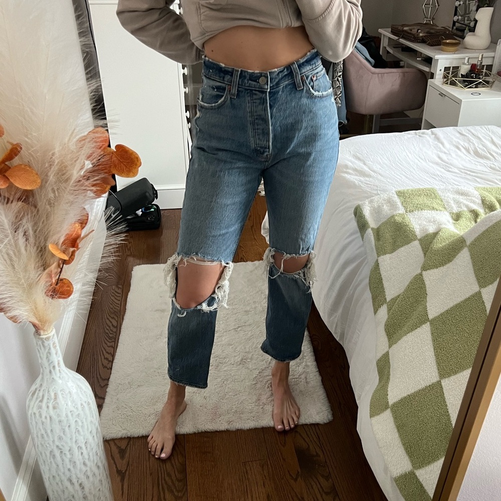 ABERCROMBIE & FITCH dad jean // size 4 (27) // high rise